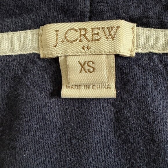 J.CREW Gray Full Zip Hoodie Sweatshirt XS - Picture 13 of 14